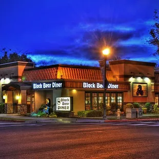 the exterior of the restaurant