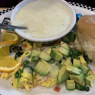 Shasta Veggie Scramble (360 cals.)