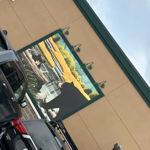 outside