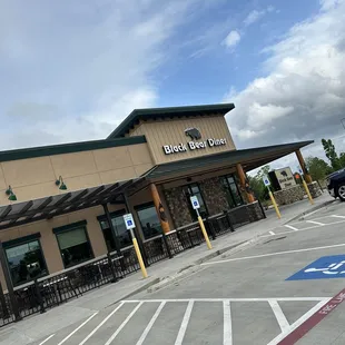 outside