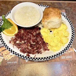 Corned Beef Hash (280 cals.)