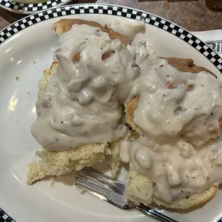 2 Biscuits & Gravy (1200 cals.)