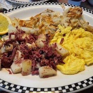 Corned Beef Hash (280 cals.)