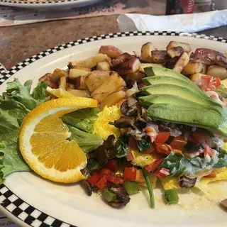 Vegetarian Omelette (400 cals.)
