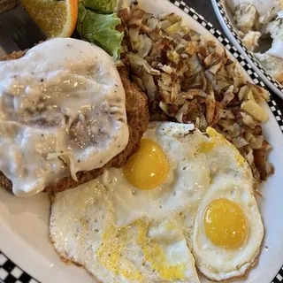 Chicken Fried Steak (560 cals.)