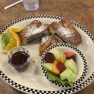 Stuffed Blackberry French Toast* (1240 cals.)