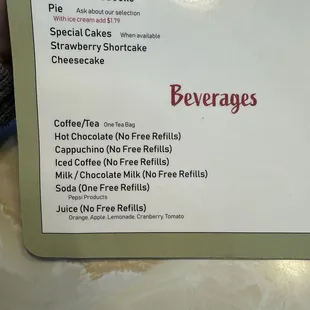 Beverages
