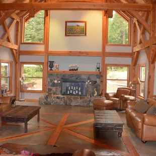 The main living room area