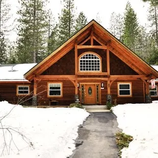 beautiful winters - great for skiing or snowshoeing!