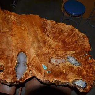 They had this kitchen counter top especially made for them....it is so beautiful