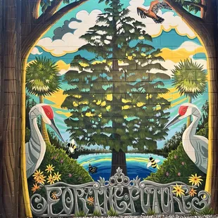 Pictures outside the restaurant