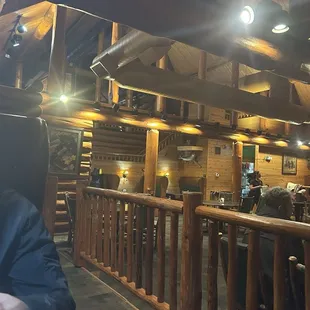 Woodsy cabin inside