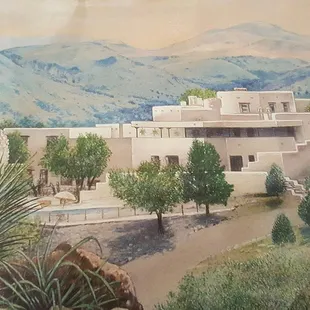 a view of the mountains