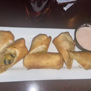 Southwestern Chicken Egg Rolls