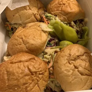 Pulled pork sliders = Awesomeness