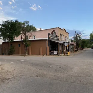 outside