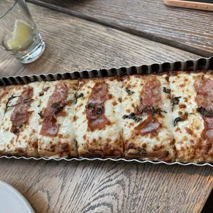 Prosciutto and Bechamel Flatbread