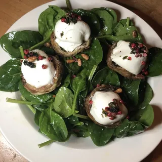 Burrata Stuffed Braised Artichoke Bottoms