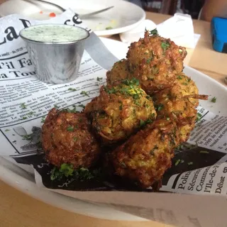 Kolkata Pepper Glaze Cauliflower Fritters