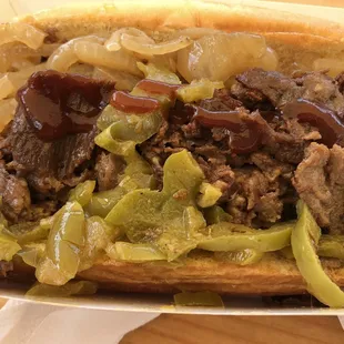 Steak and cheese hoagie-So delicious!