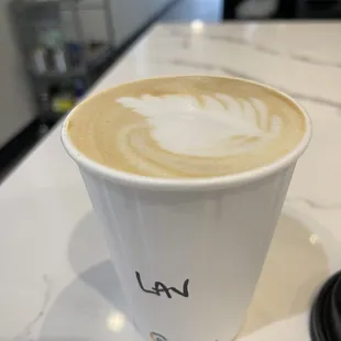Lavender latte