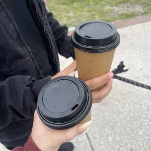 Tiramisu Latte + Blackberry Chocolate Latte