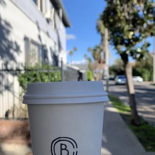 Blueberry and Maple Latte to go! Perfection