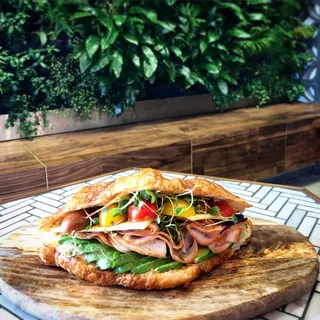 Turkey Avocado Croissant Sandwich