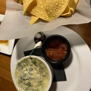 Spinach and Spinach &amp; Artichoke Dip