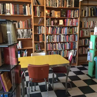 Charming bookstore and café