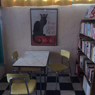 Lots of books for curling up with books