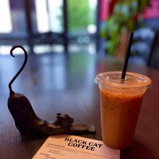 Lavender Honey Iced Latte