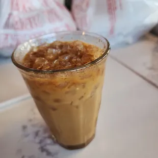 Cinnamon Brown Sugar Iced Latte