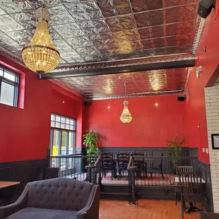 the interior of a coffeehouse