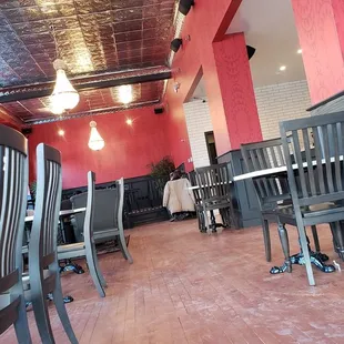 So nice and open.  Even has a working fireplace