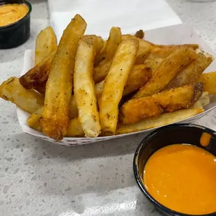 Fries had a great seasoning and tasted awesome