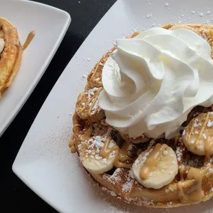 Naughty Waffle ($9.50/ Left) &amp;  Fat Andrew ($8.75/ Right)