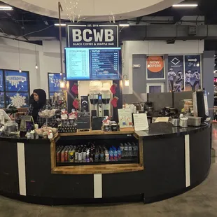 Their coffee booth