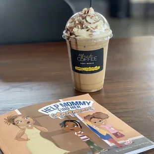 Black coffee and mental health awareness children's book