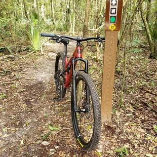 Trail guide post