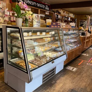 a display of pastries