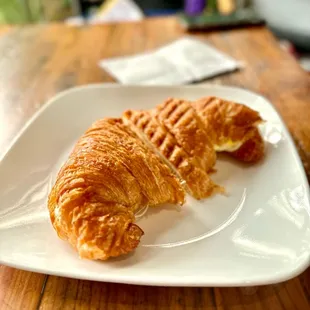 Croissant with Egg and Cheese