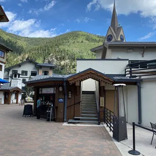 the outside of a building