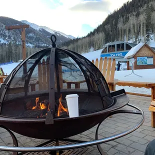 Grab your coffee, turn around, and sit right here and enjoy the view!