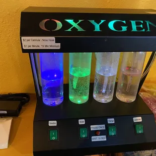 Oxygen therapy available