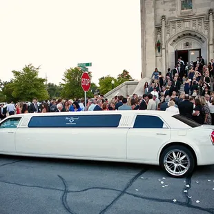 The White Chrysler 300 at a Wedding