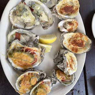 Trio oyster plate