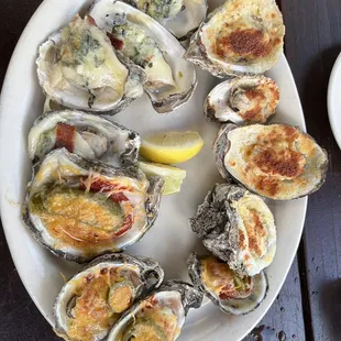 Trio oyster plate
