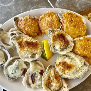 Baked Oyster Trio