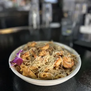 Rasta Pasta w/Shrimp